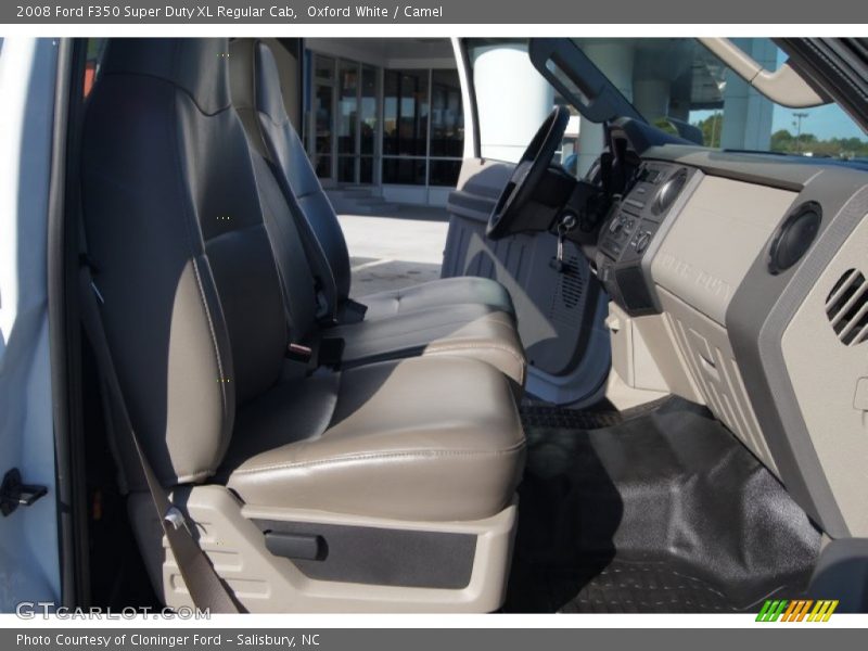 Oxford White / Camel 2008 Ford F350 Super Duty XL Regular Cab