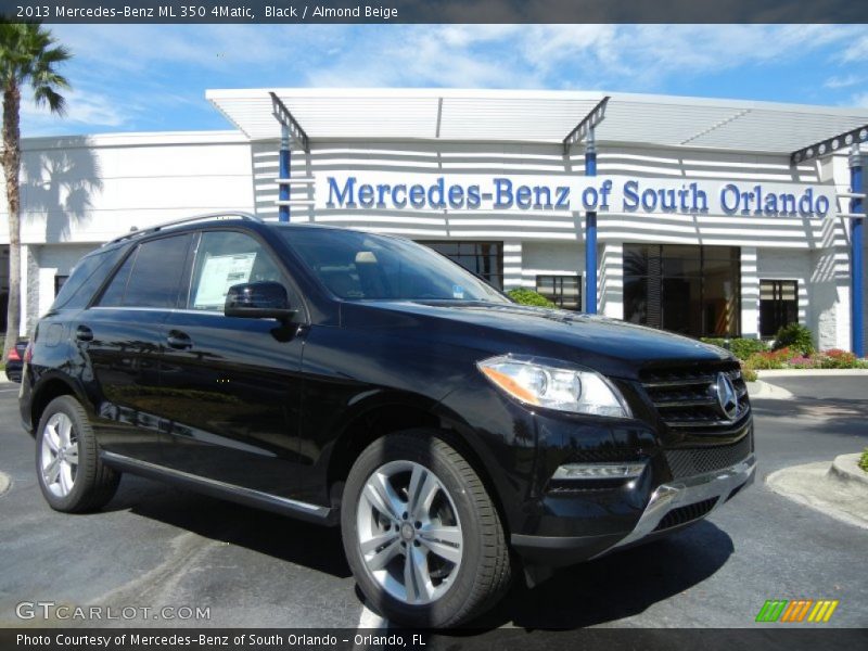 Black / Almond Beige 2013 Mercedes-Benz ML 350 4Matic