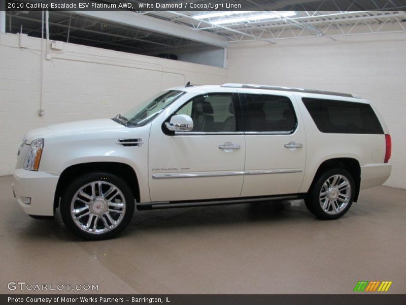  2010 Escalade ESV Platinum AWD White Diamond