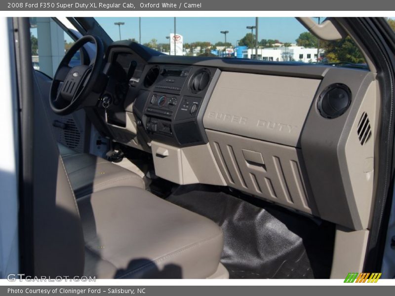 Oxford White / Camel 2008 Ford F350 Super Duty XL Regular Cab