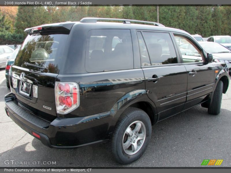 Formal Black / Saddle 2008 Honda Pilot EX-L 4WD