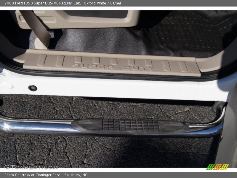 Oxford White / Camel 2008 Ford F350 Super Duty XL Regular Cab