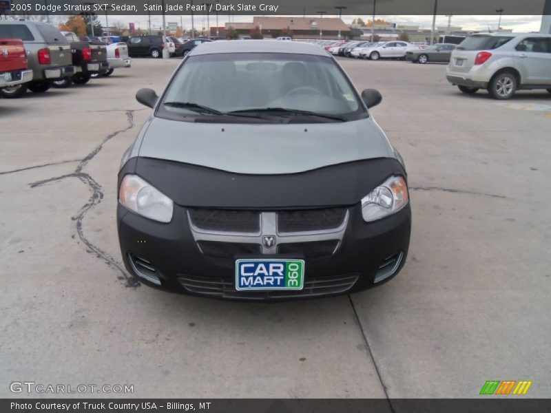 Satin Jade Pearl / Dark Slate Gray 2005 Dodge Stratus SXT Sedan
