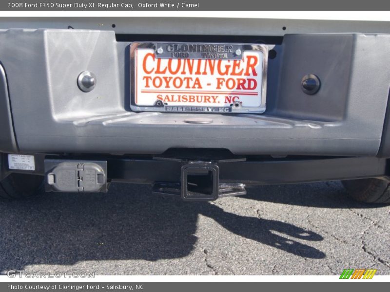 Oxford White / Camel 2008 Ford F350 Super Duty XL Regular Cab