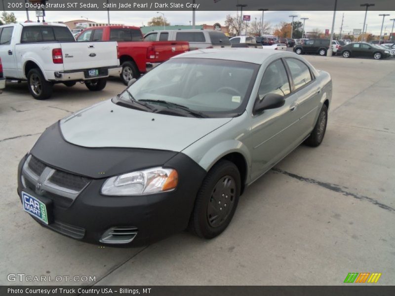 Satin Jade Pearl / Dark Slate Gray 2005 Dodge Stratus SXT Sedan