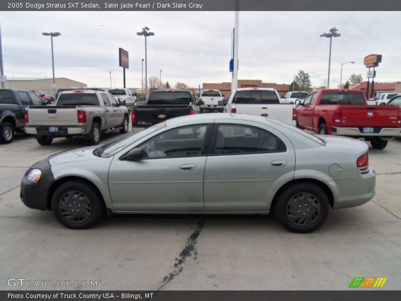 Satin Jade Pearl / Dark Slate Gray 2005 Dodge Stratus SXT Sedan