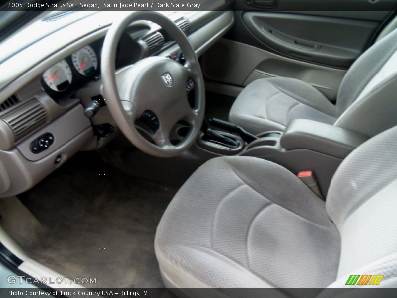 Satin Jade Pearl / Dark Slate Gray 2005 Dodge Stratus SXT Sedan
