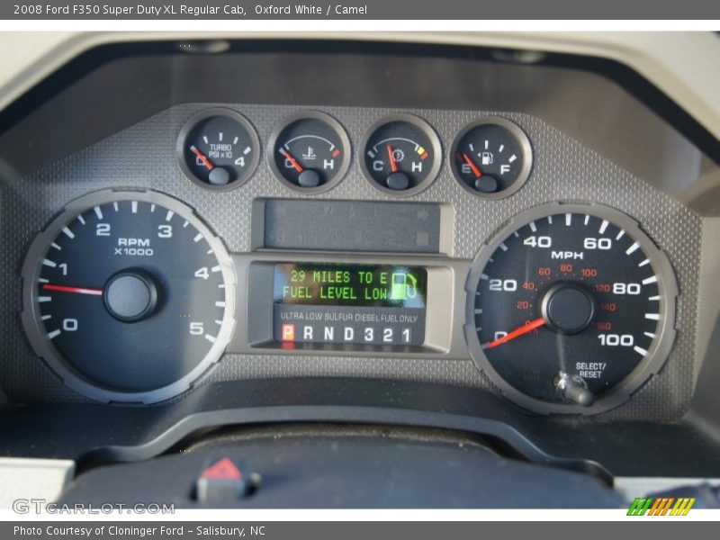  2008 F350 Super Duty XL Regular Cab XL Regular Cab Gauges