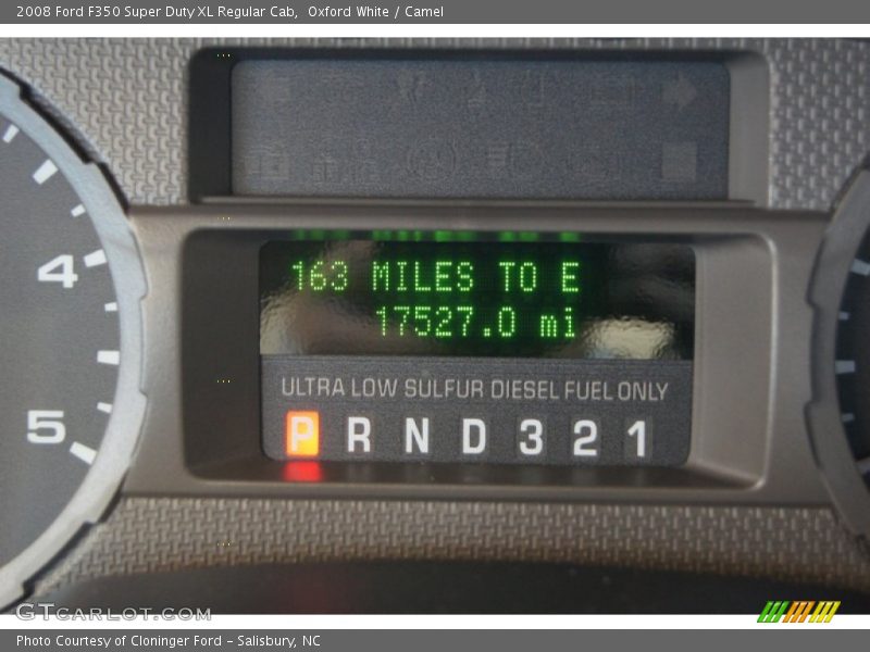 Oxford White / Camel 2008 Ford F350 Super Duty XL Regular Cab