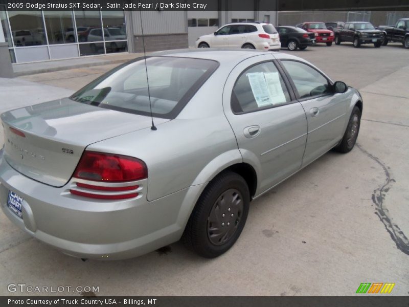 Satin Jade Pearl / Dark Slate Gray 2005 Dodge Stratus SXT Sedan