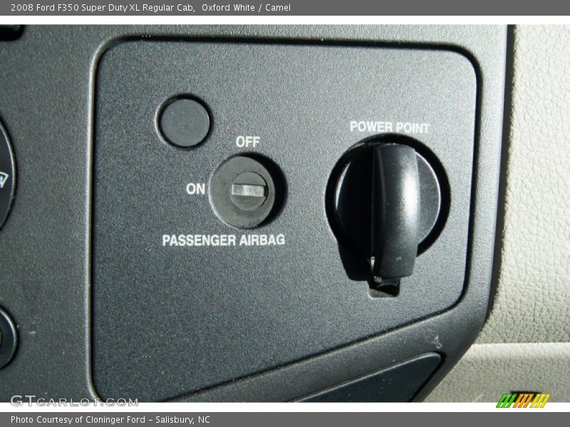 Oxford White / Camel 2008 Ford F350 Super Duty XL Regular Cab