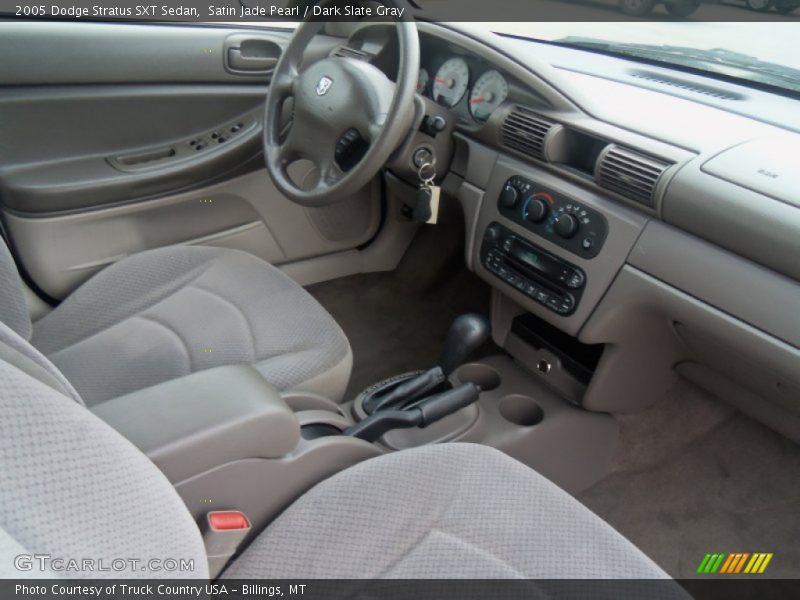 Satin Jade Pearl / Dark Slate Gray 2005 Dodge Stratus SXT Sedan