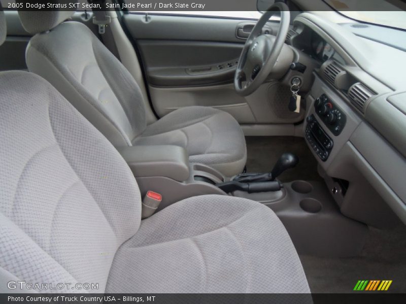 Satin Jade Pearl / Dark Slate Gray 2005 Dodge Stratus SXT Sedan