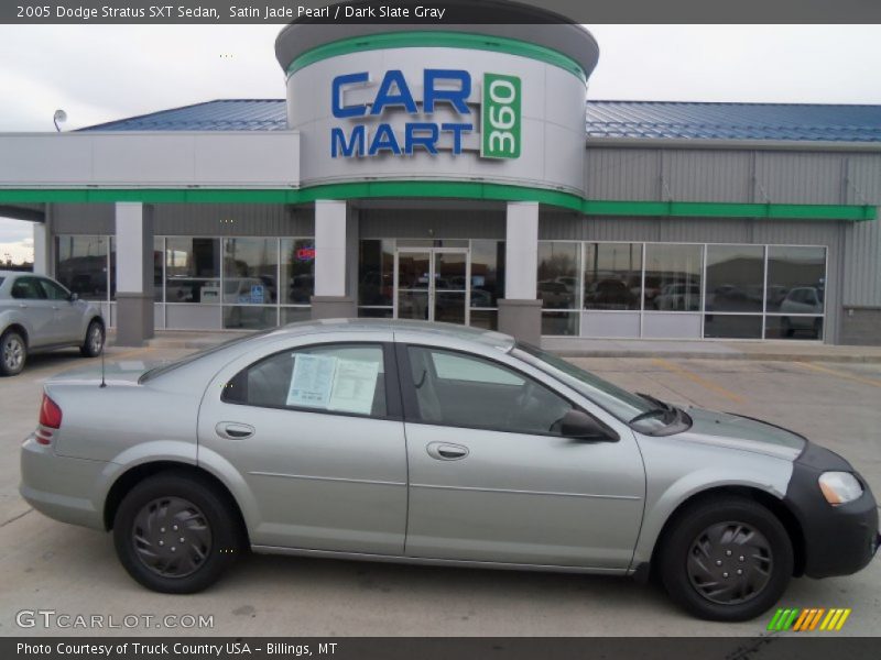 Satin Jade Pearl / Dark Slate Gray 2005 Dodge Stratus SXT Sedan