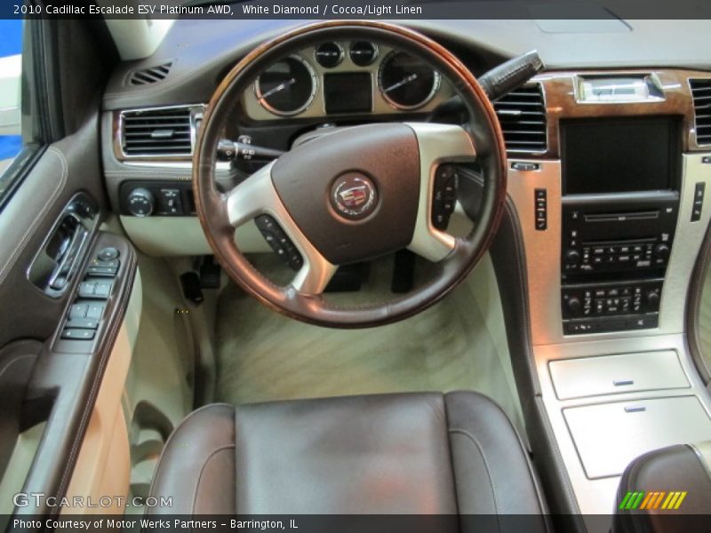 Dashboard of 2010 Escalade ESV Platinum AWD