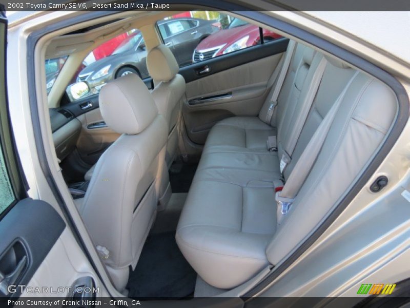 Desert Sand Mica / Taupe 2002 Toyota Camry SE V6