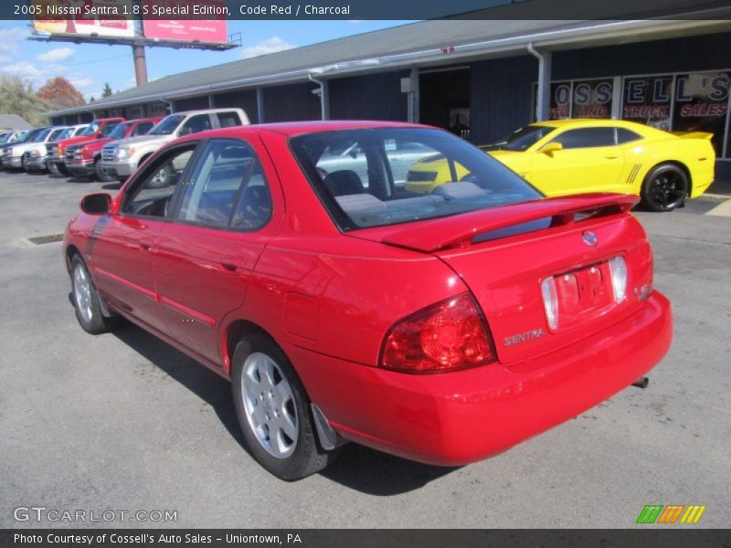 Code Red / Charcoal 2005 Nissan Sentra 1.8 S Special Edition