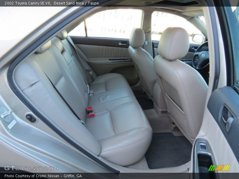 Desert Sand Mica / Taupe 2002 Toyota Camry SE V6