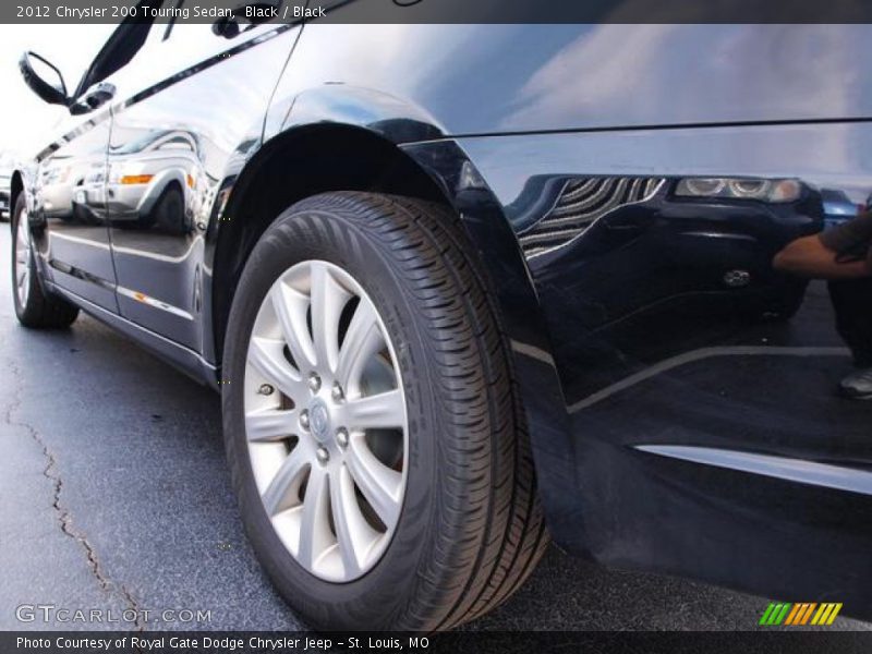 Black / Black 2012 Chrysler 200 Touring Sedan