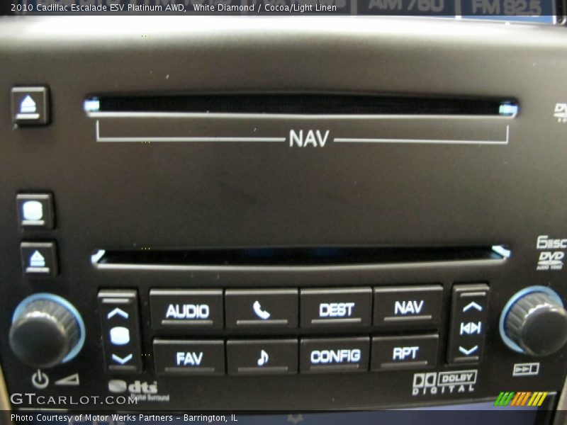 Controls of 2010 Escalade ESV Platinum AWD