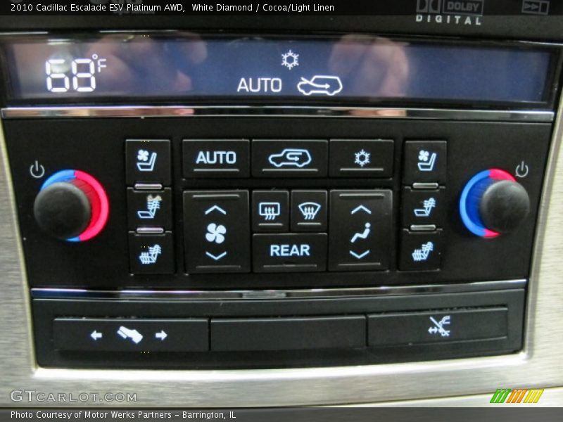 Controls of 2010 Escalade ESV Platinum AWD