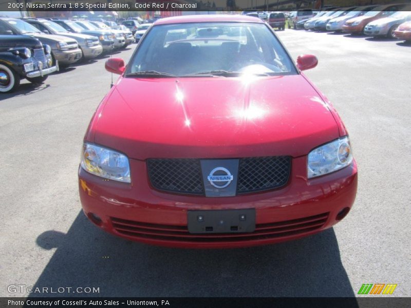 Code Red / Charcoal 2005 Nissan Sentra 1.8 S Special Edition