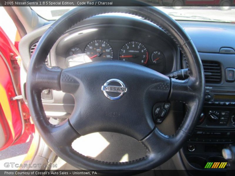 Code Red / Charcoal 2005 Nissan Sentra 1.8 S Special Edition