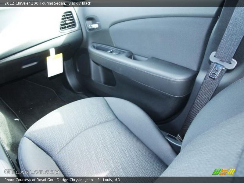 Black / Black 2012 Chrysler 200 Touring Sedan