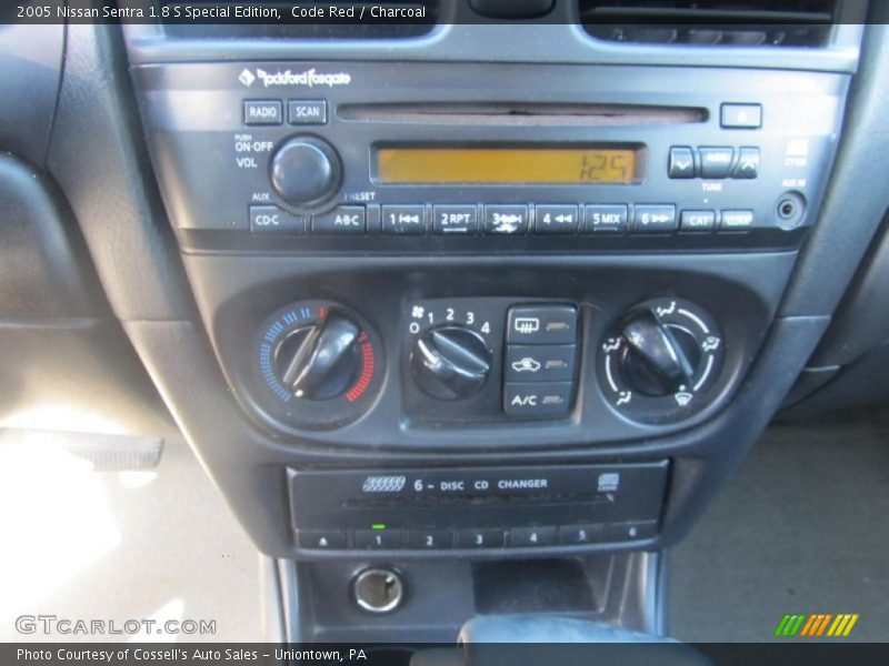 Code Red / Charcoal 2005 Nissan Sentra 1.8 S Special Edition