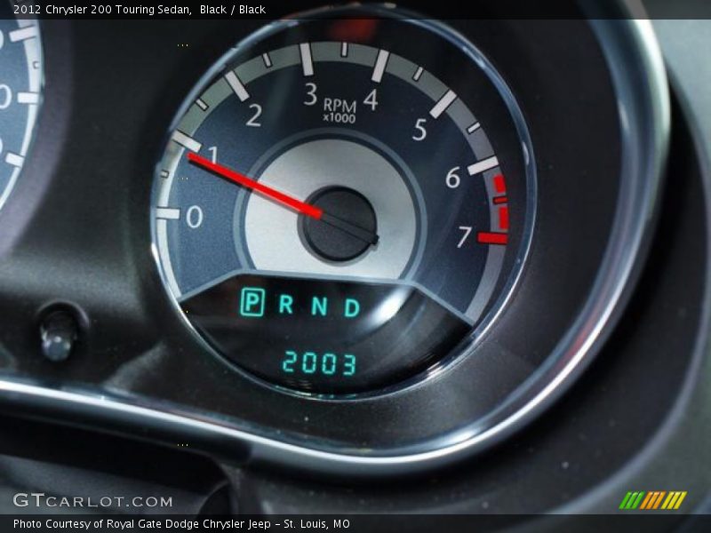 Black / Black 2012 Chrysler 200 Touring Sedan