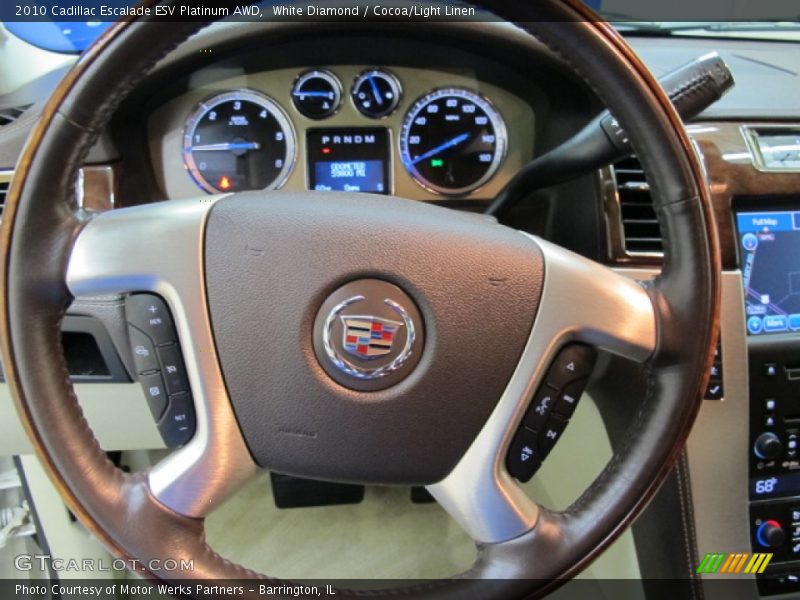  2010 Escalade ESV Platinum AWD Steering Wheel