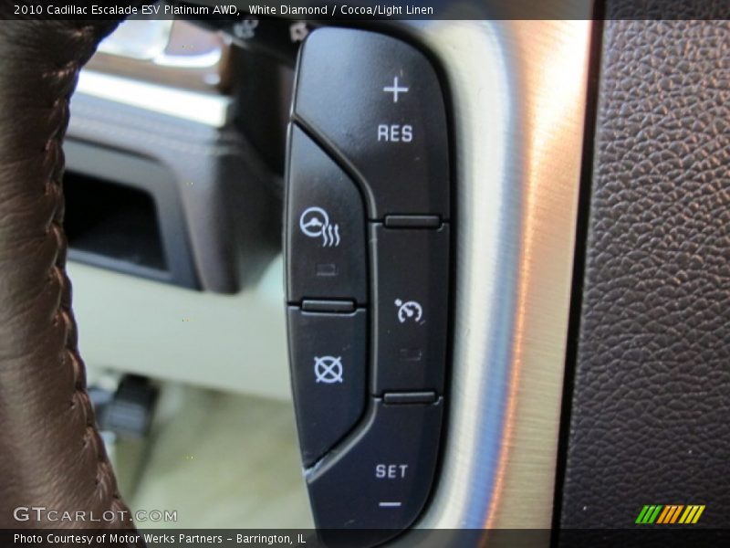 Controls of 2010 Escalade ESV Platinum AWD