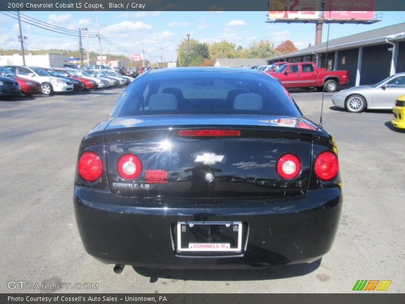 Black / Gray 2006 Chevrolet Cobalt LS Coupe
