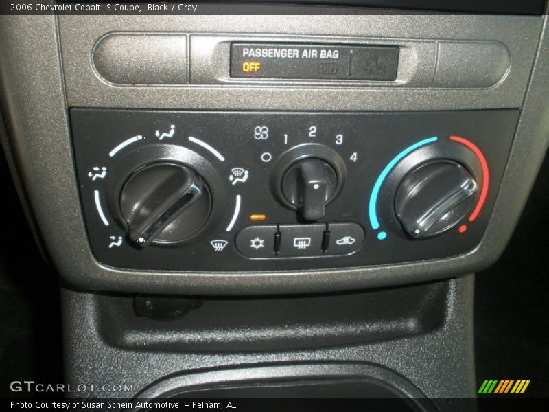 Black / Gray 2006 Chevrolet Cobalt LS Coupe