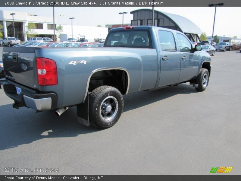 Blue Granite Metallic / Dark Titanium 2008 Chevrolet Silverado 2500HD LS Crew Cab 4x4