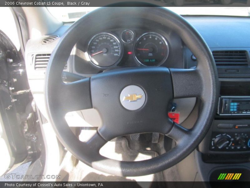 Black / Gray 2006 Chevrolet Cobalt LS Coupe