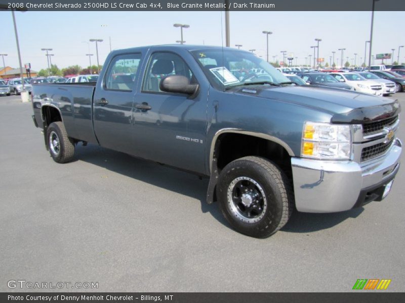 Blue Granite Metallic / Dark Titanium 2008 Chevrolet Silverado 2500HD LS Crew Cab 4x4