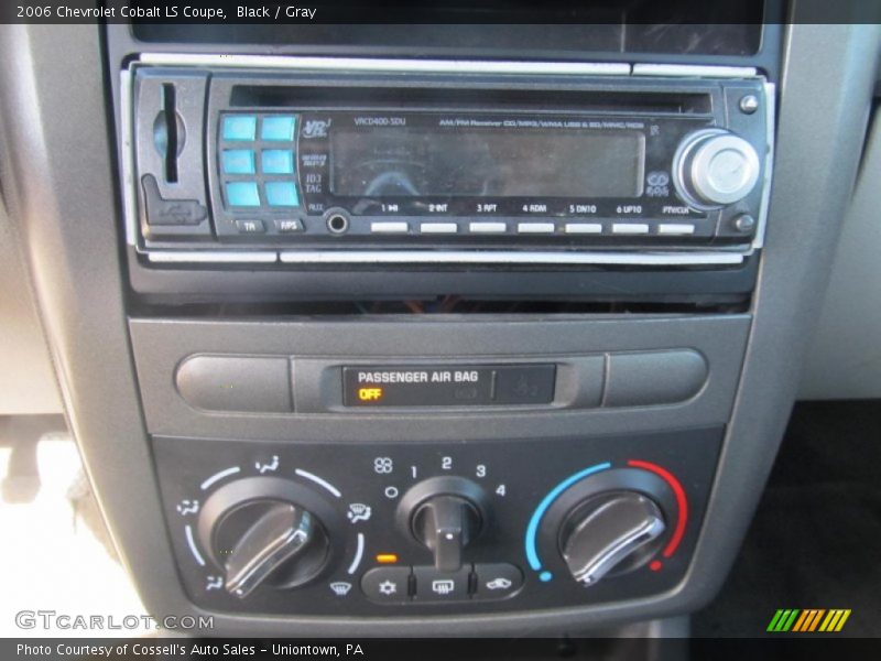 Black / Gray 2006 Chevrolet Cobalt LS Coupe
