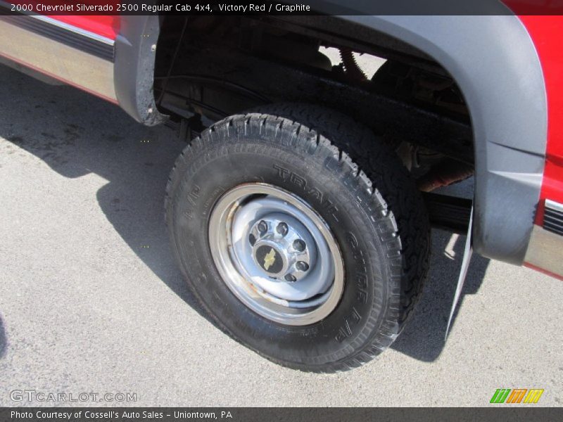 Victory Red / Graphite 2000 Chevrolet Silverado 2500 Regular Cab 4x4