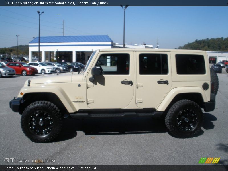 Sahara Tan / Black 2011 Jeep Wrangler Unlimited Sahara 4x4