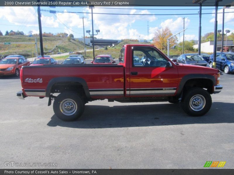 Victory Red / Graphite 2000 Chevrolet Silverado 2500 Regular Cab 4x4