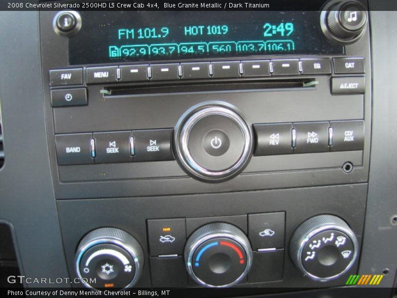 Blue Granite Metallic / Dark Titanium 2008 Chevrolet Silverado 2500HD LS Crew Cab 4x4
