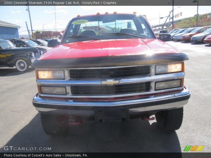 Victory Red / Graphite 2000 Chevrolet Silverado 2500 Regular Cab 4x4