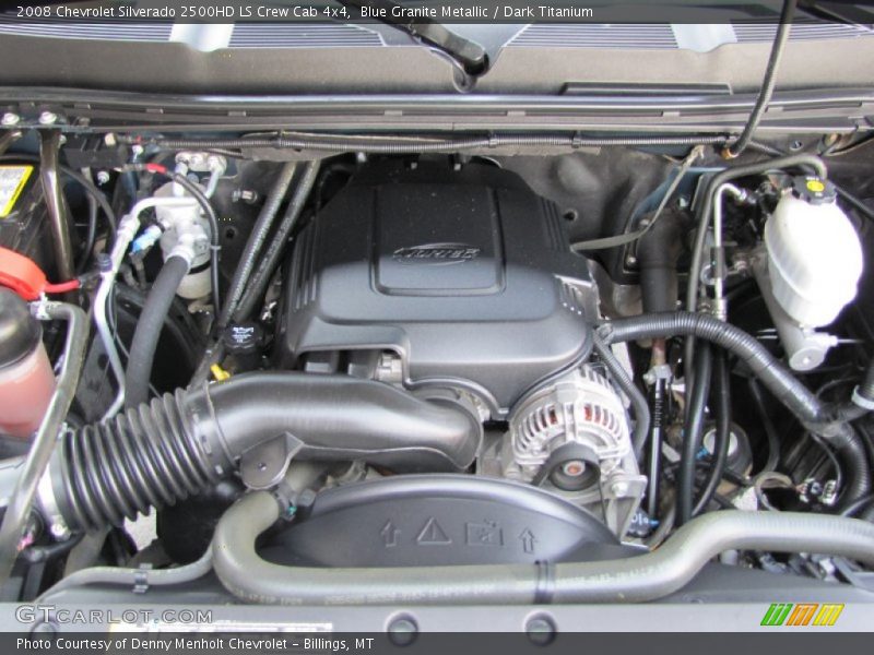 Blue Granite Metallic / Dark Titanium 2008 Chevrolet Silverado 2500HD LS Crew Cab 4x4