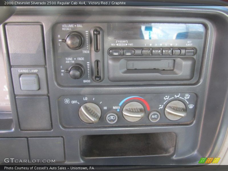 Controls of 2000 Silverado 2500 Regular Cab 4x4