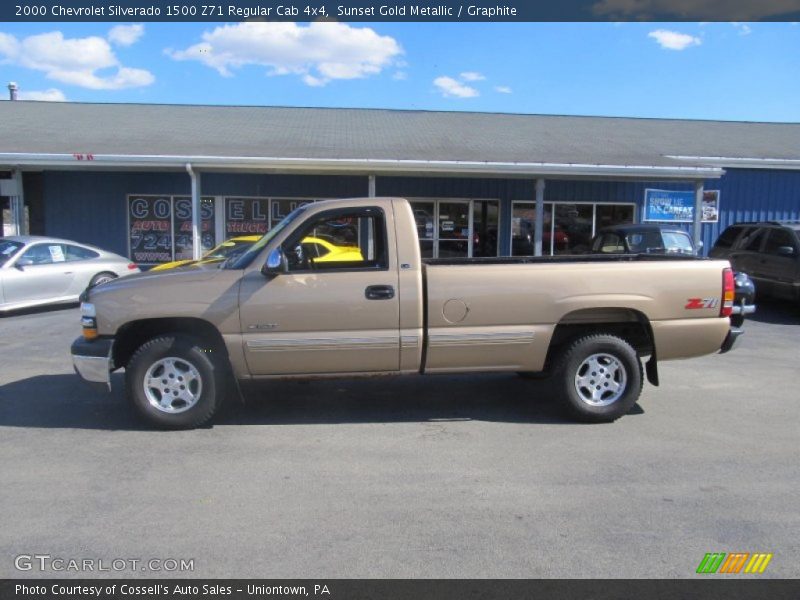  2000 Silverado 1500 Z71 Regular Cab 4x4 Sunset Gold Metallic