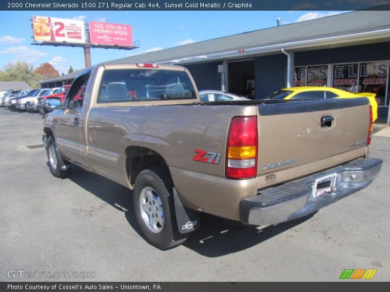  2000 Silverado 1500 Z71 Regular Cab 4x4 Sunset Gold Metallic