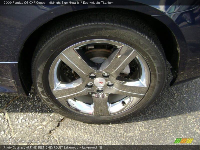 Midnight Blue Metallic / Ebony/Light Titanium 2009 Pontiac G6 GXP Coupe