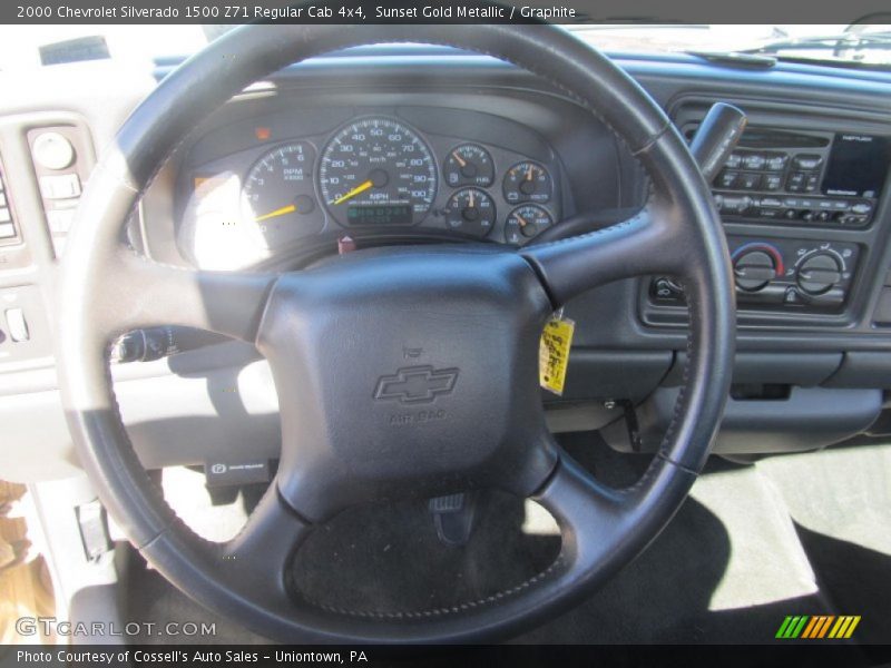 Sunset Gold Metallic / Graphite 2000 Chevrolet Silverado 1500 Z71 Regular Cab 4x4