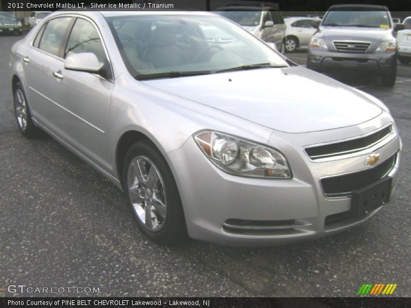 Silver Ice Metallic / Titanium 2012 Chevrolet Malibu LT